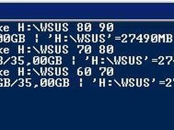 quotaChecker output