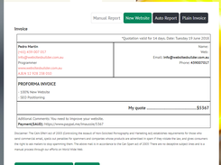 Legal Invoice Appearance