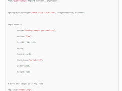 Quote2Image Screenshot 1