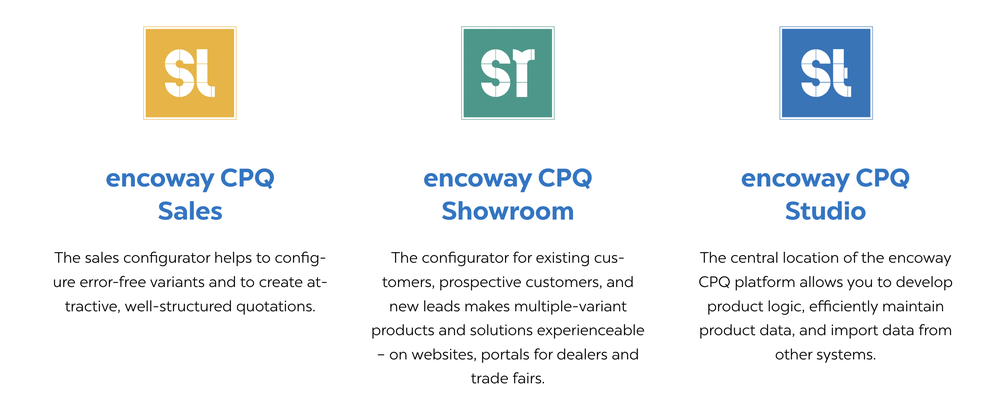 encoway CPQ Screenshot 1