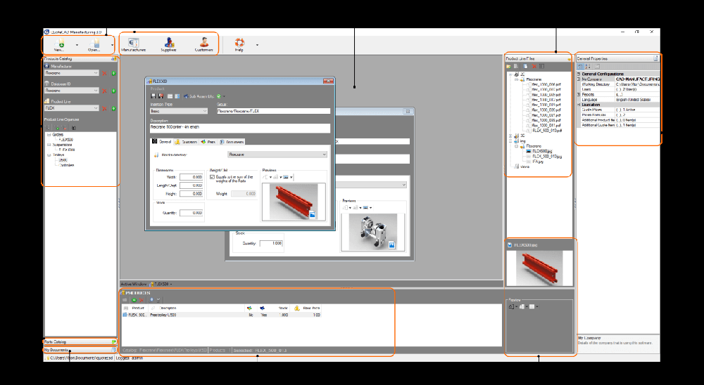 QuoteCAD Manufacturing Screenshot 1