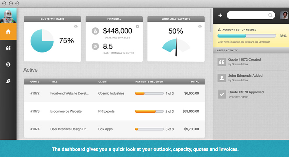 QuoteRobot.com Screenshot 1