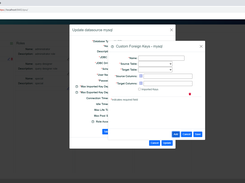 create custom foreign keys