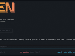 Qwen Code Screenshot 1