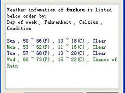 QWeatherReporter Screenshot 1