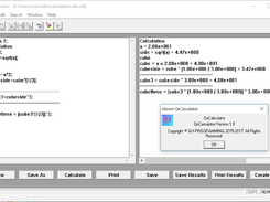 QxCalculator, a Win32 version, on Windows 10