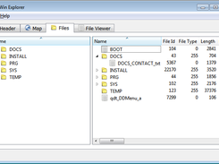 QxlWin showing Files tab for a loaded QXL_win file