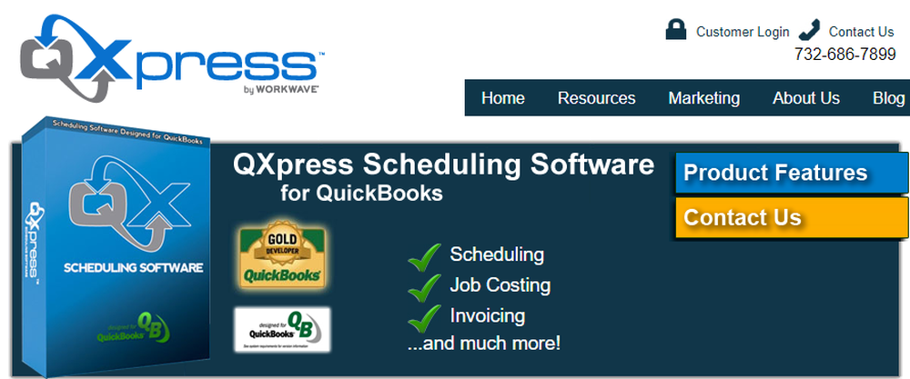 QXpress Scheduling Software Screenshot 1