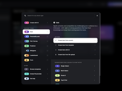 Make quizzes, polls, surveys, personality tests, forms, mini-games, leaderboards and more