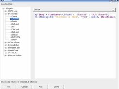 the source editor (using STC)