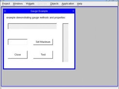 example using the gauge widget