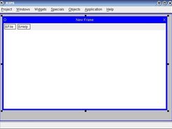 the editor with a new project
