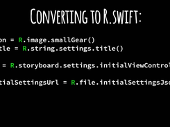 R.swift Screenshot 2