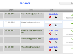 Tenant List