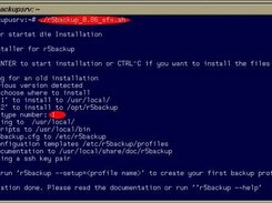 Install r5backup with the sfx installer: only some questions