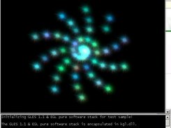 test sample of gles 1.1 & egl pure software stack