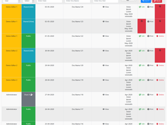 User Documents Grid