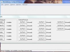 RAConfig Protocol Edit Screen and RAConfig DeskTop Icon