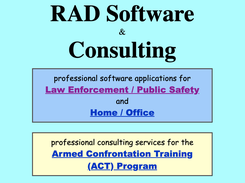 RAD Law Enforcement Software Screenshot 1