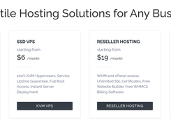 Rad Web Hosting Screenshot 1