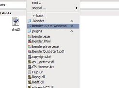Fast folder browser