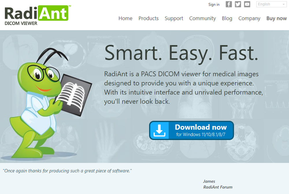 RadiAnt DICOM Viewer Screenshot 1