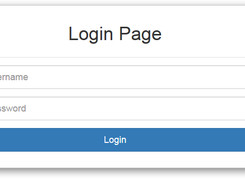 login screen
