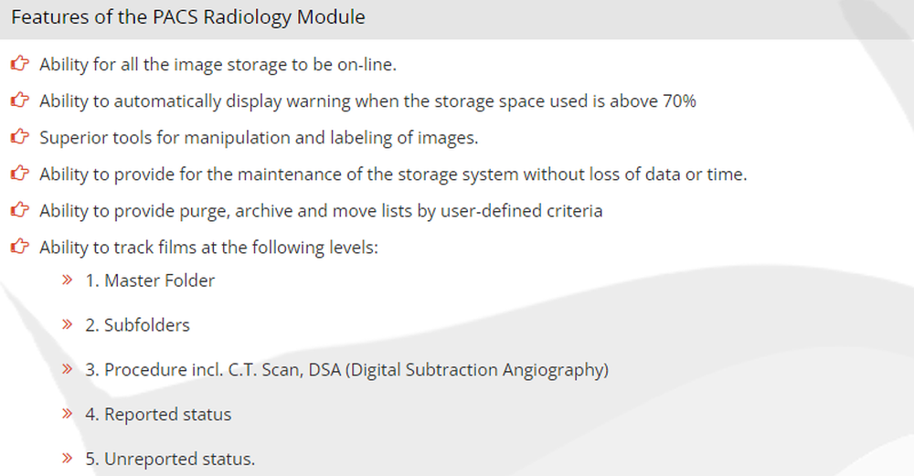 PACS Radiology Screenshot 1