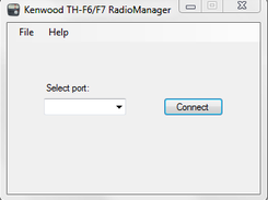 Kenwood TH-F6/F7 Radio Manager Screenshot 2