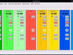 main Window of RadioMixer with 8 Channels (Alpha Status)