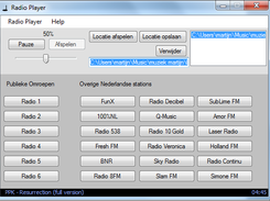 Radio player Screenshot 1