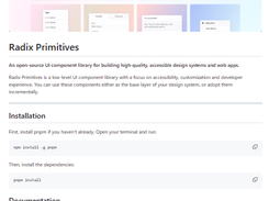 Radix Primitives Screenshot 1