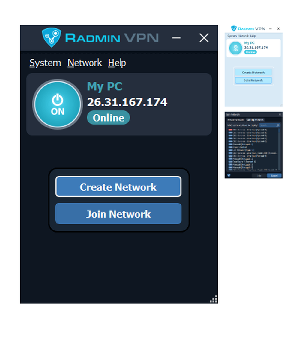 Radmin VPN Screenshot 1