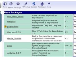 Site Manager, Package management for one click install
