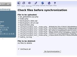 Site Manager, built in FTP synchronization