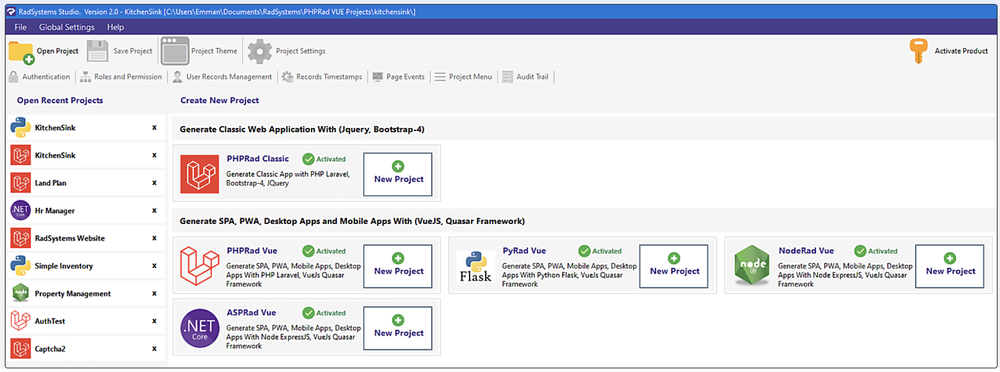 RadSystems Screenshot 1