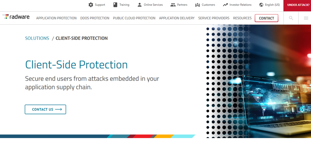 Radware Client-Side Protection Screenshot 1