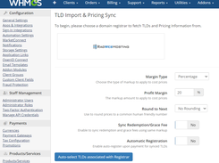 New TLD Import and Domain Pricing Sync feature available in v4.x+