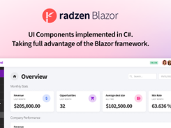 Radzen Blazor Components Screenshot 1
