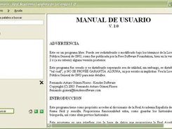 An user tutorial is included within the "Help" menu