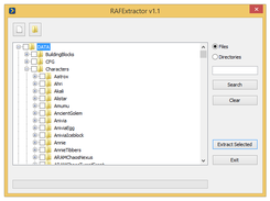 RAF Extractor Screenshot 1