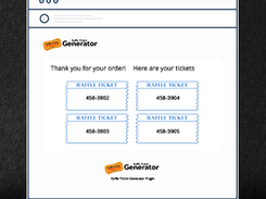 Raffle Ticket Generator Screenshot 2