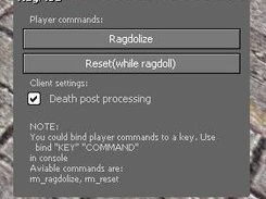 Ingame options menu.