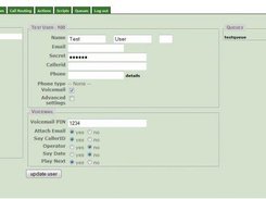 Manage a user