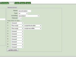 RAGUI action (Asterisk macro)