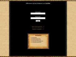 Login page