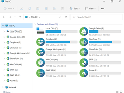 Mounted drive on File Explorer