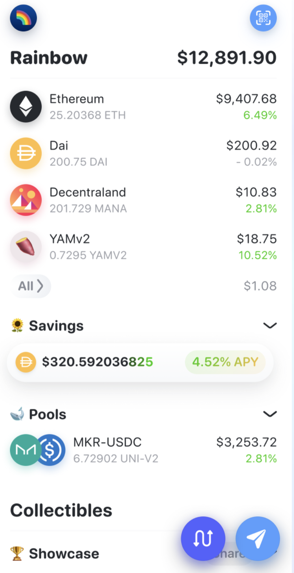 Rainbow Wallet Screenshot 1