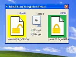 Successful operation displays a (un)lock icon on the right.