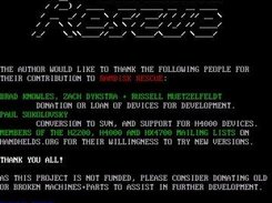 Credits page (0.6.4)